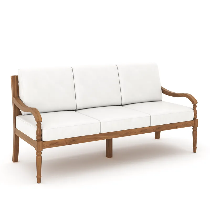 Savannah 3 PC Set-Sofa, 2 Chairs-White Linen