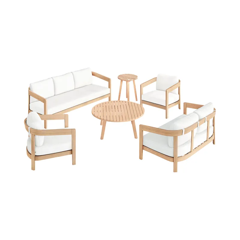 Wesley Outdoor 6 PCS Sofa, Ove, Chest, Offee & Nd Table