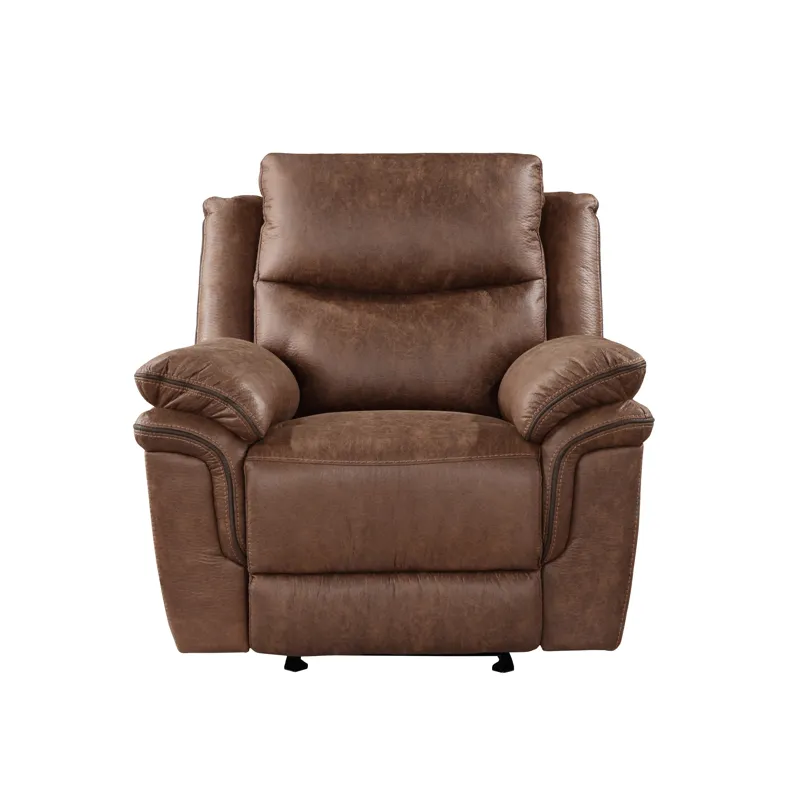 Ryland Glider Recliner W/Power Footrest Brown