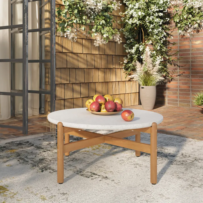 Solstice Coffee Table Wood Base