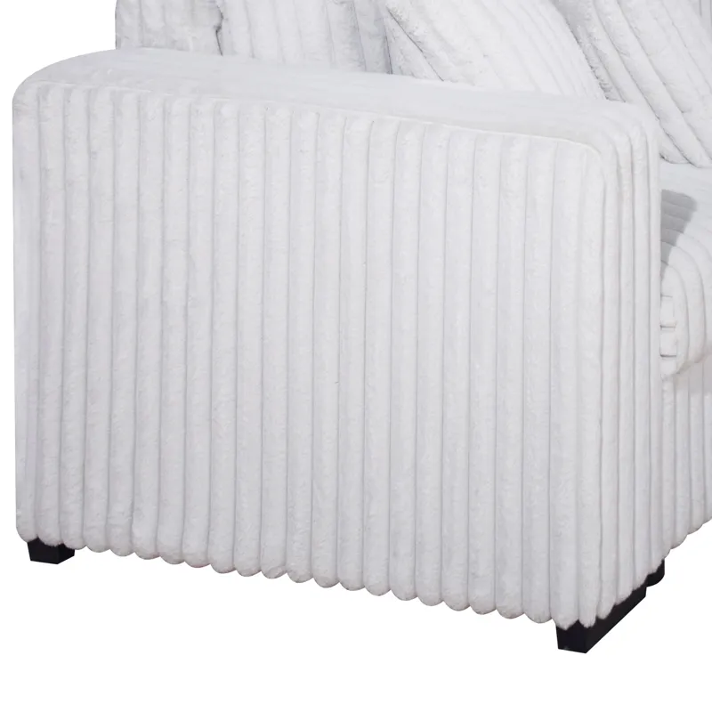 Bliss LAF Loveseat With Corner-Mist Gray