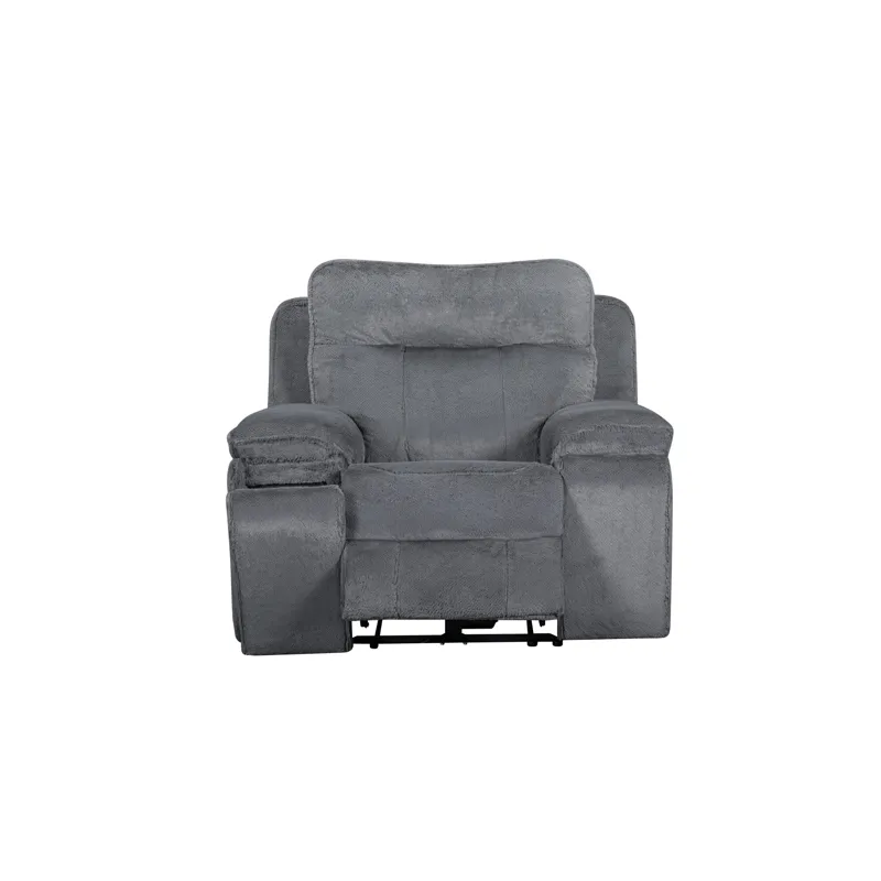 Teddy Recliner W/Power Headrest & Footrest-Gray