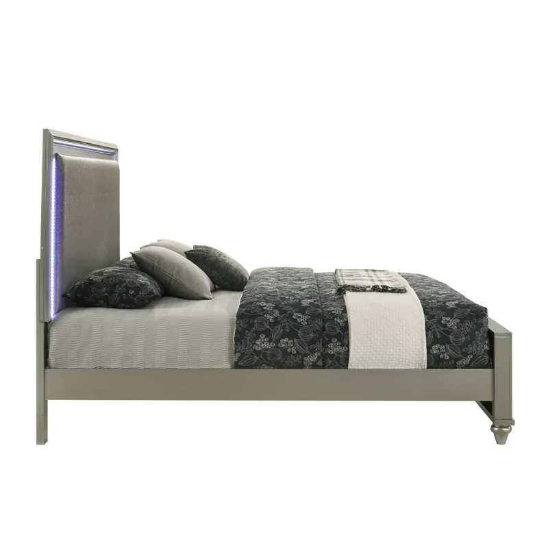 Lumina Side Rails Silver - Queen/King