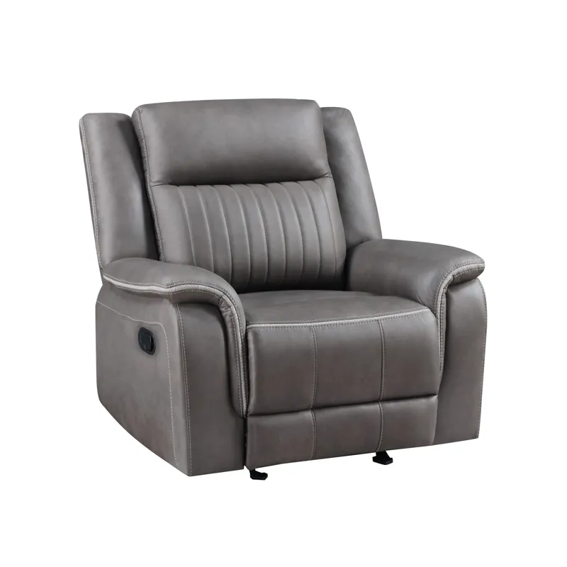 Enzo Glider Recliner Gray