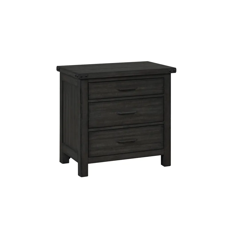Galleon Nightstand-Gray
