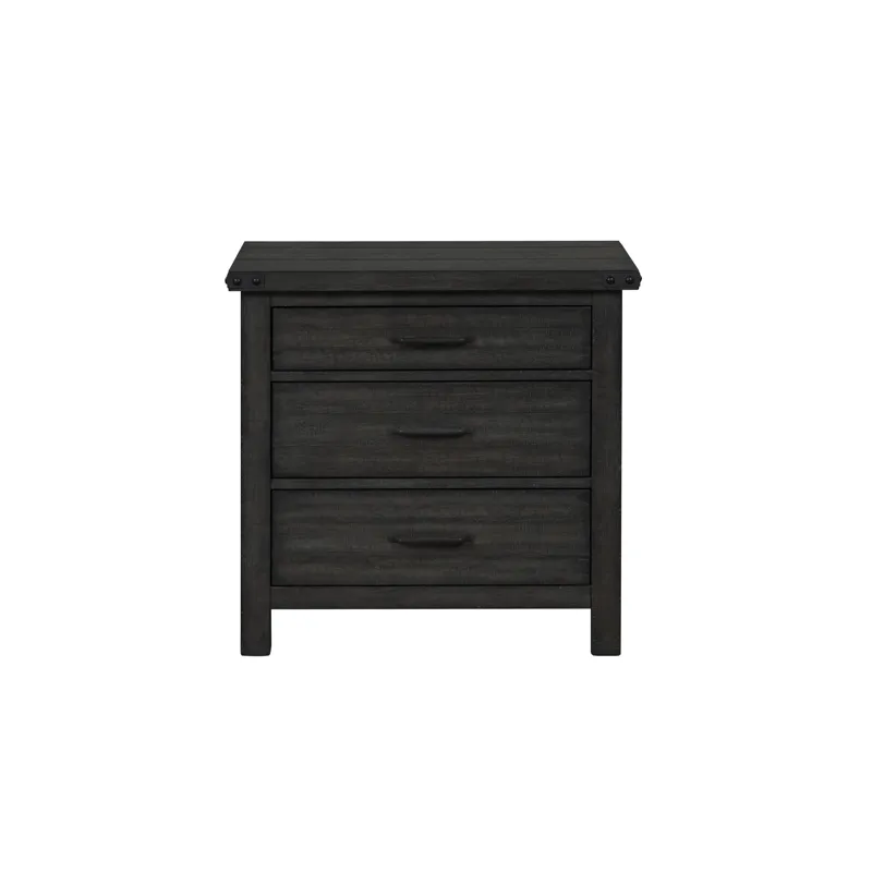 Galleon Nightstand-Gray
