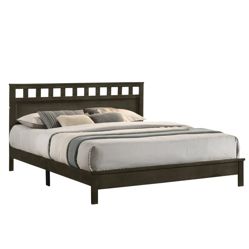 Pisces 5/0 Q Panel Bed-Hb/Fb/Rails-Gray