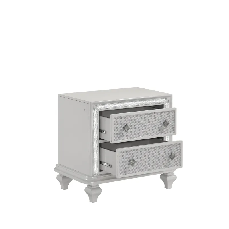 Stardust Nightstand-White