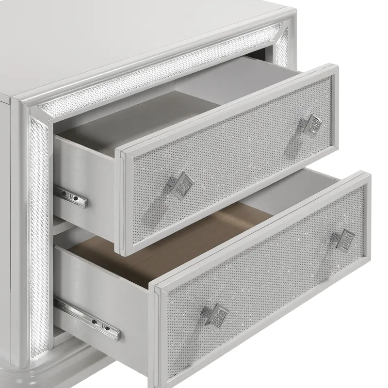 Stardust Nightstand-White
