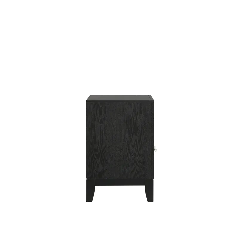 Obsidian Nightstand-Black
