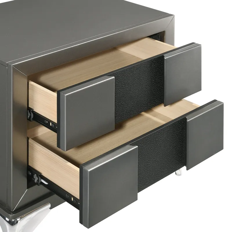 Nocturne Nightstand-Slate