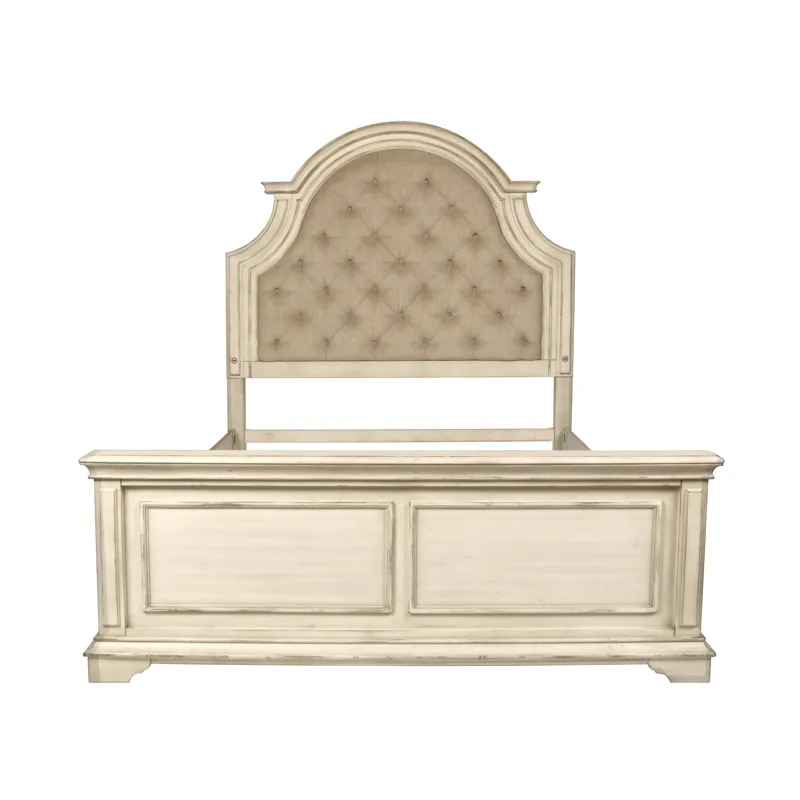 Anastasia 5/0 Q Footboard & Slats - Ant. White