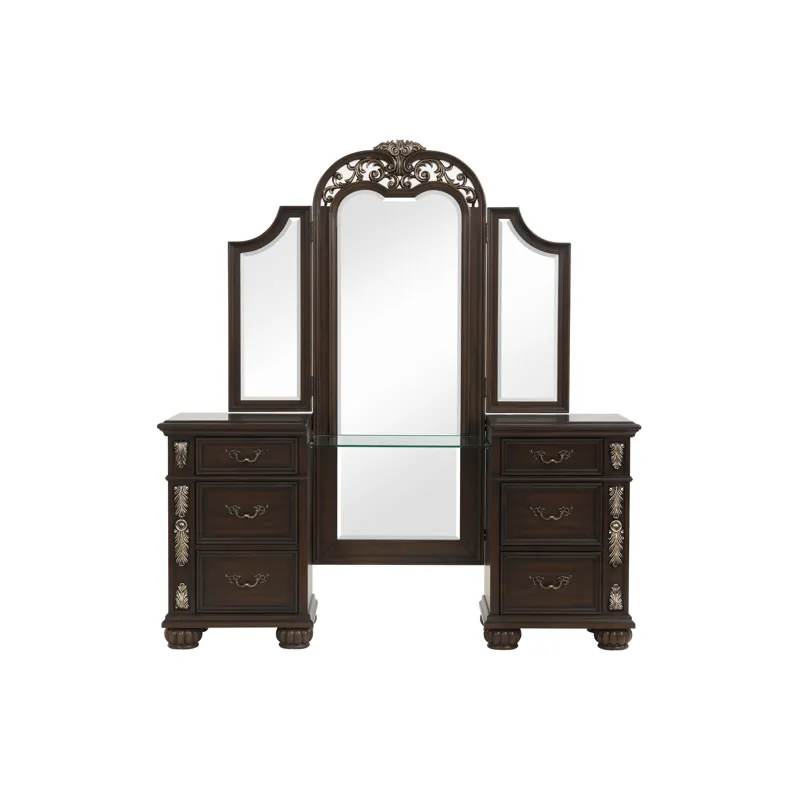 Maximus Vanity Table Mirror-Madeira