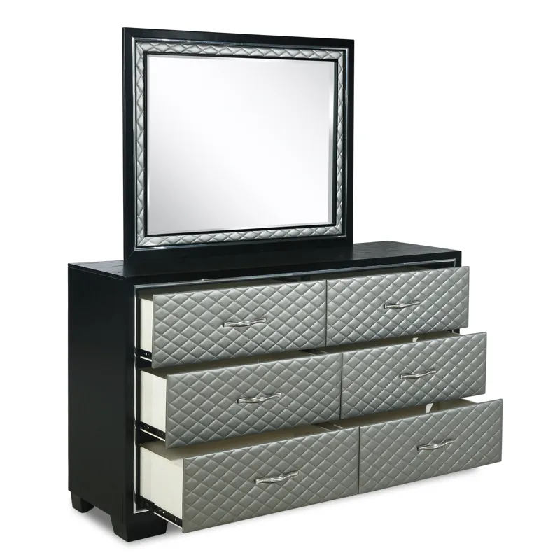 Luxor Dresser-Black/Silver