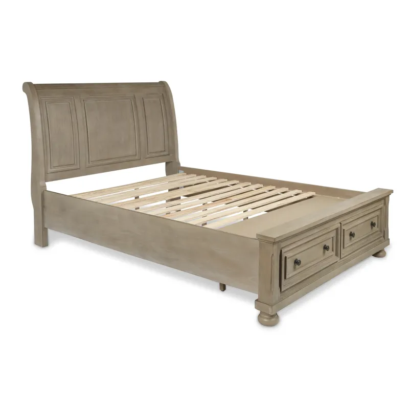 Allegra 5/0 Q Side Rails-Pewter