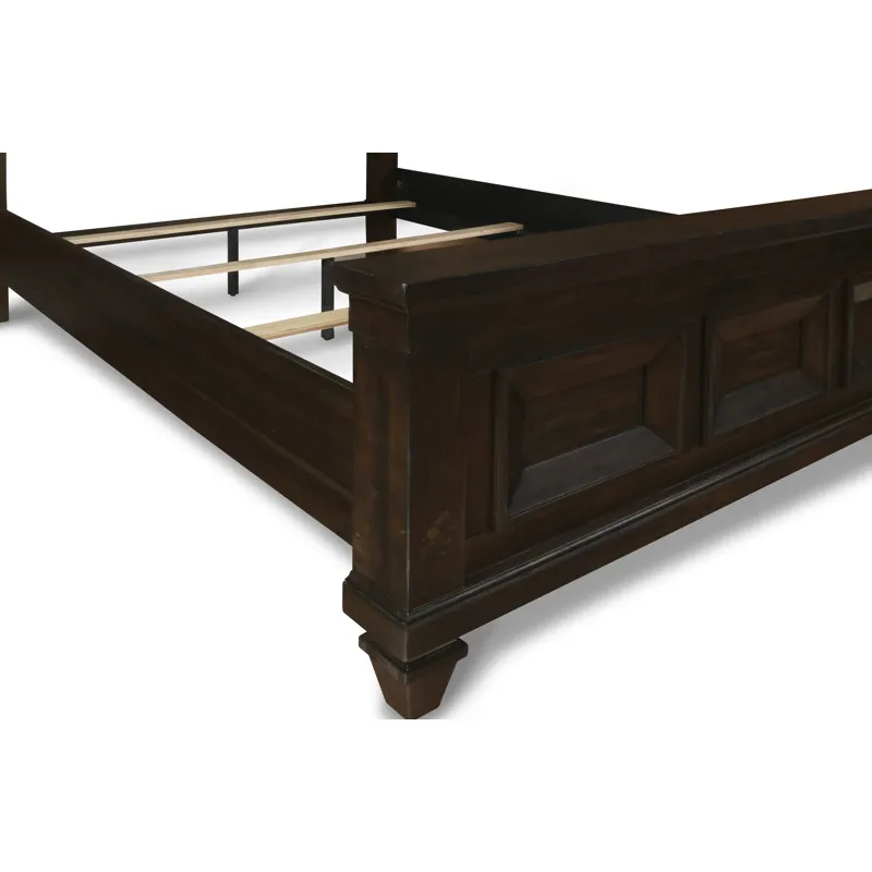 Sevilla 5/0-6/6 Q/Ek Side Rails-Walnut