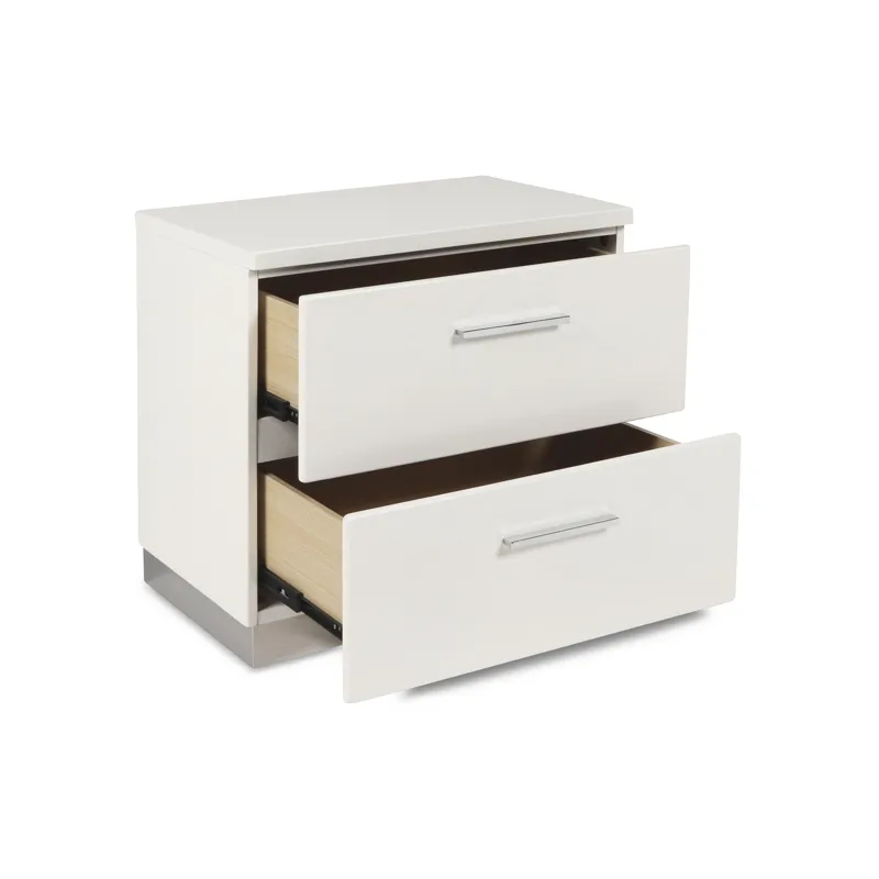 Sapphire Nightstand-White