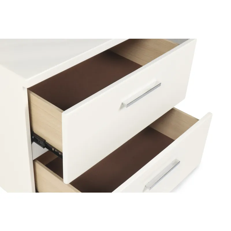 Sapphire Nightstand-White