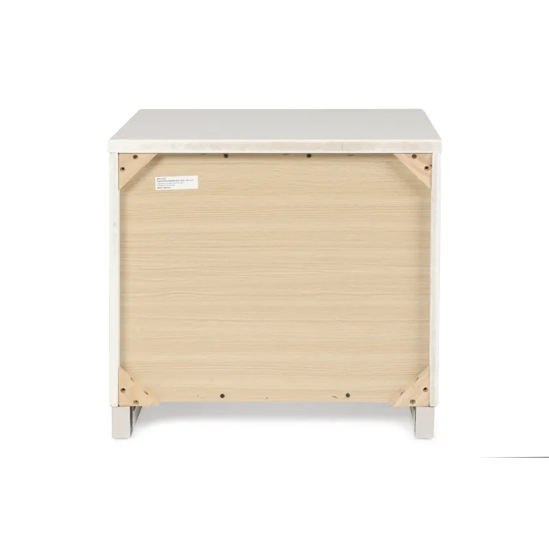 Sapphire Nightstand-White