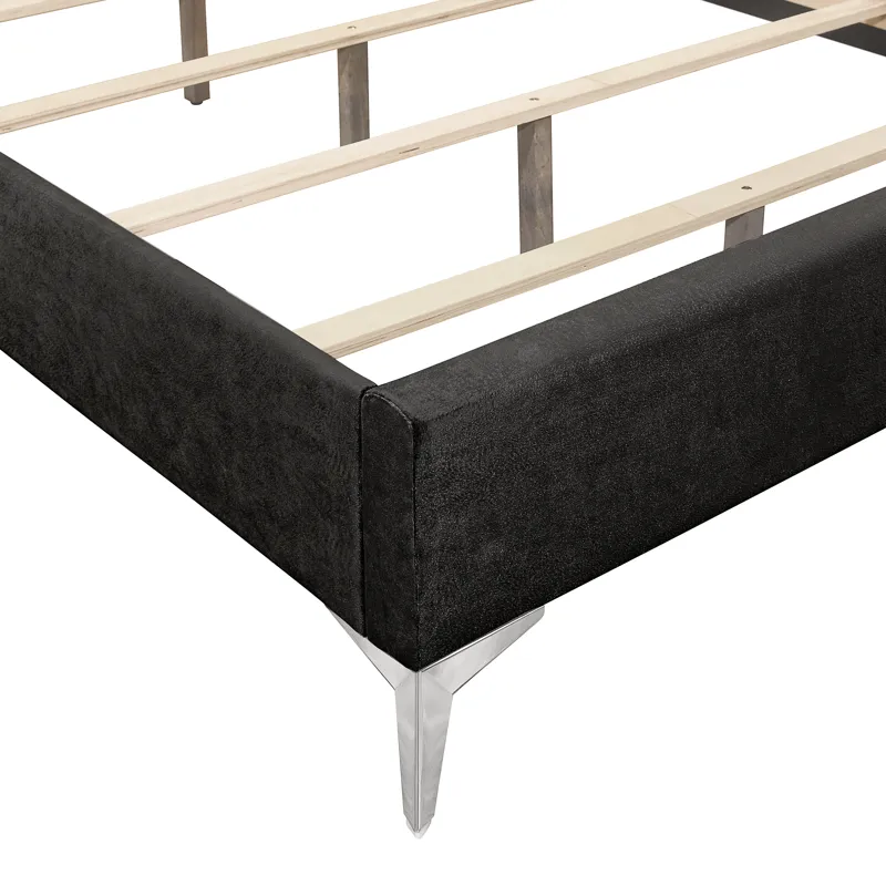 Huxley 6/6-5/0 Ek/Q Side Rails-Black