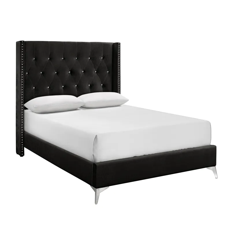 Huxley Headboard, Footboard Slats Black - Full