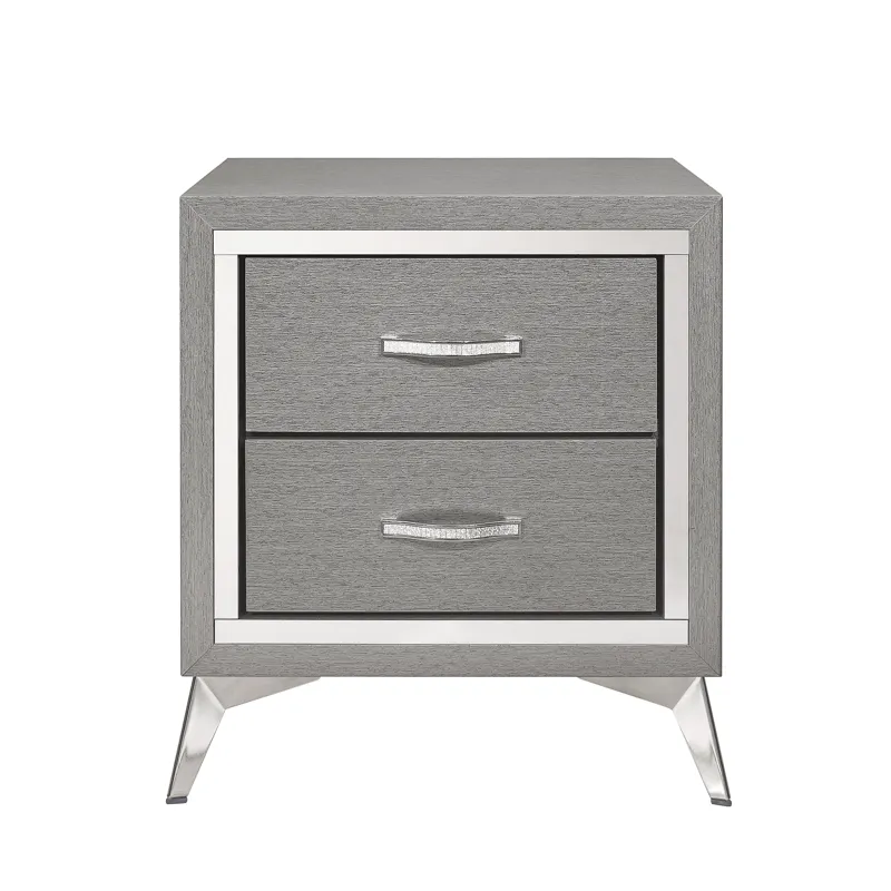 Huxley Nightstand-Gray