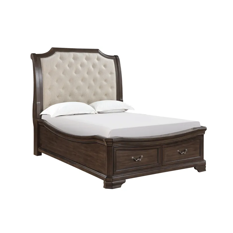Lyndhurst Rails Walnut - Queen/King