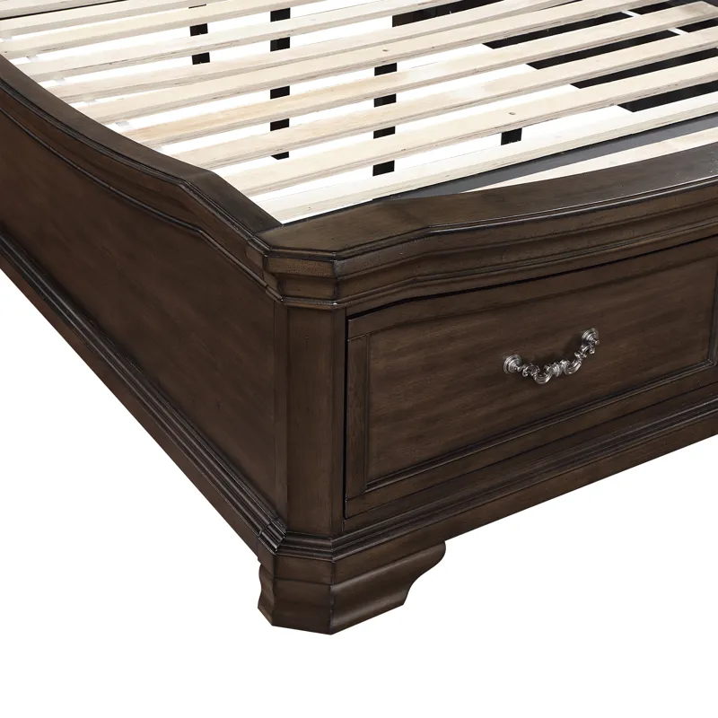 Lyndhurst Rails Walnut - Queen/King