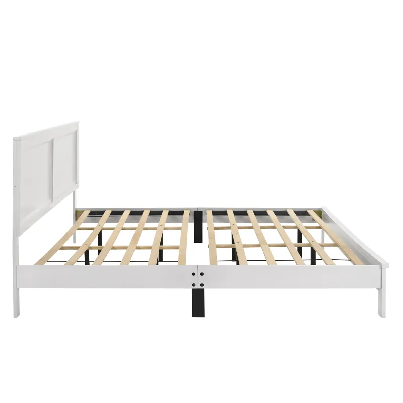 Aries 6/6 Ek Panel Bed-Hb/Fb/Rails-White