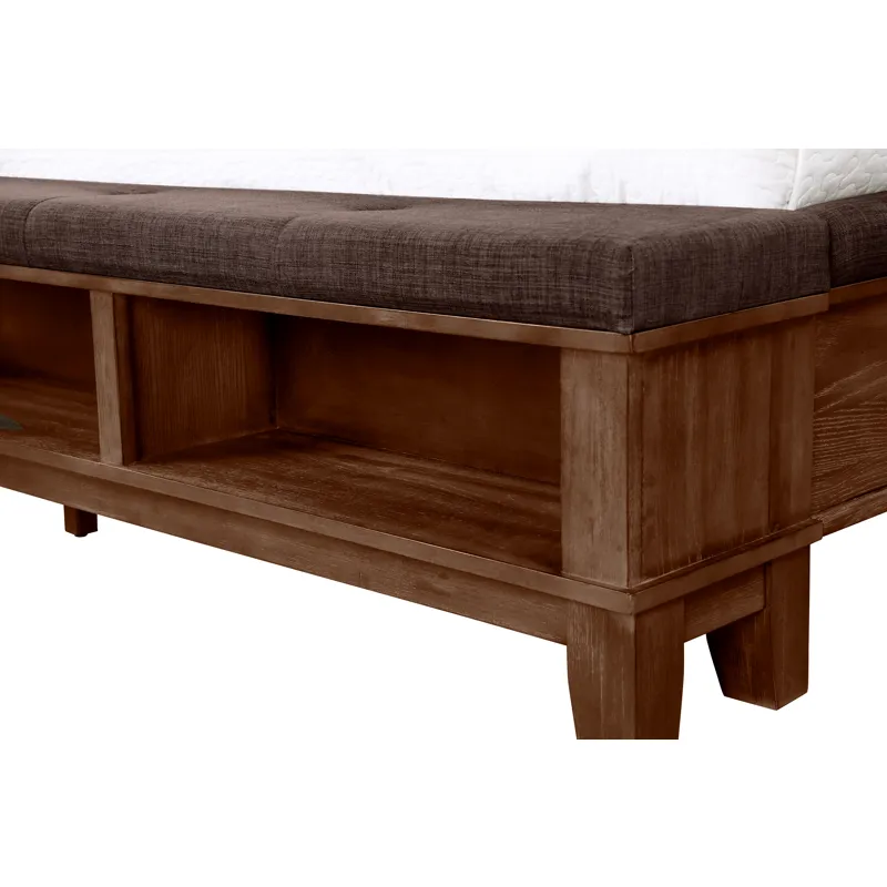 Cagney 5/0 Q Footboard & Slats - Chestnut