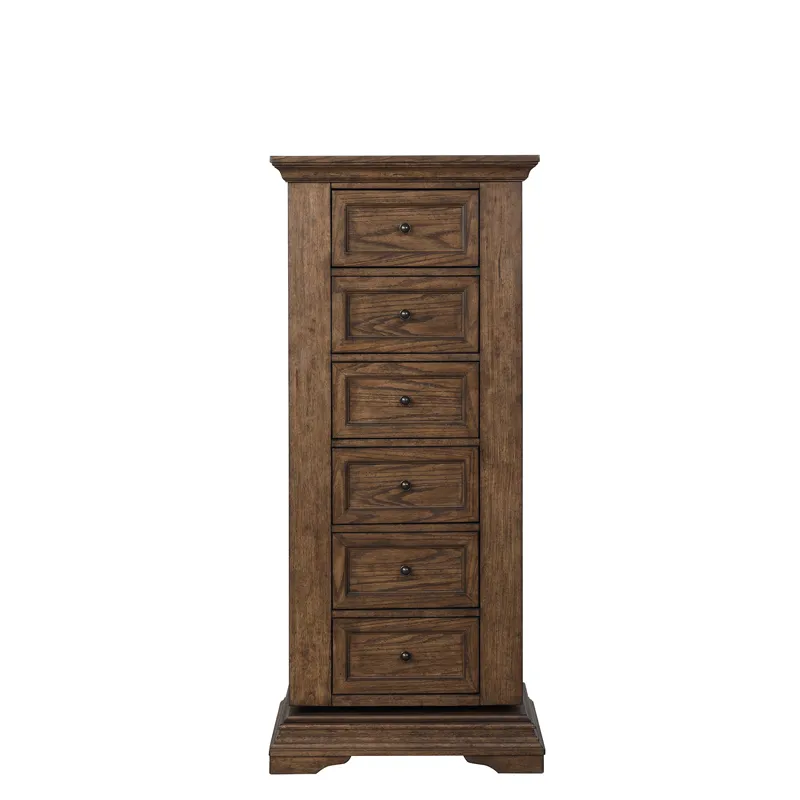 Mar Vista Swivel Lingerie Chest W/Mirror-Walnut