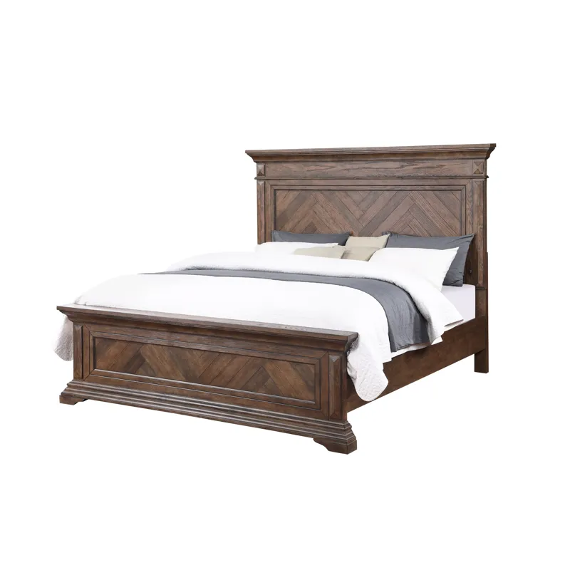 Mar Vista 5/0 Q Headboard-Walnut