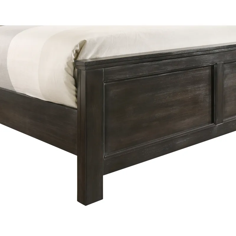 Andover 3/3 T Headboard, Footboard & Slats-Nutmeg