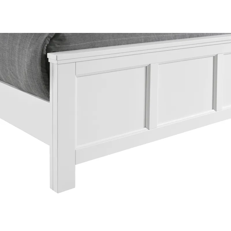 Andover 4/6 F Headboard, Footboard & Slats-White