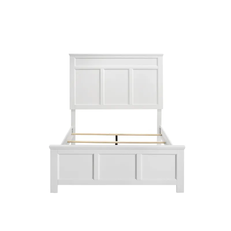 Andover 3/3 T Headboard, Footboard & Slats-White