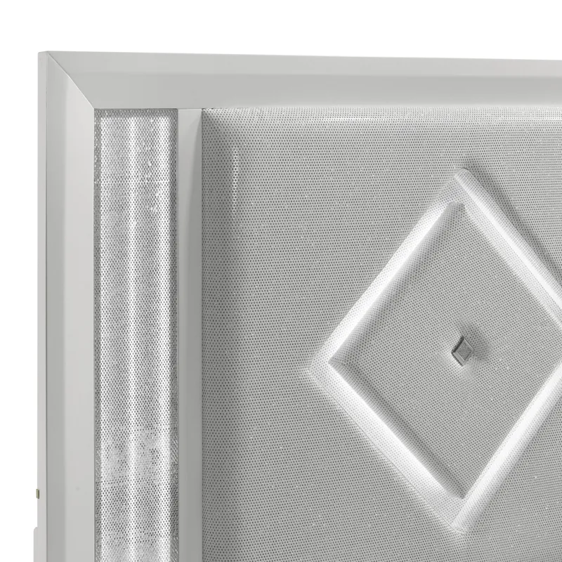 Stardust Side Rails-White - Queen/King
