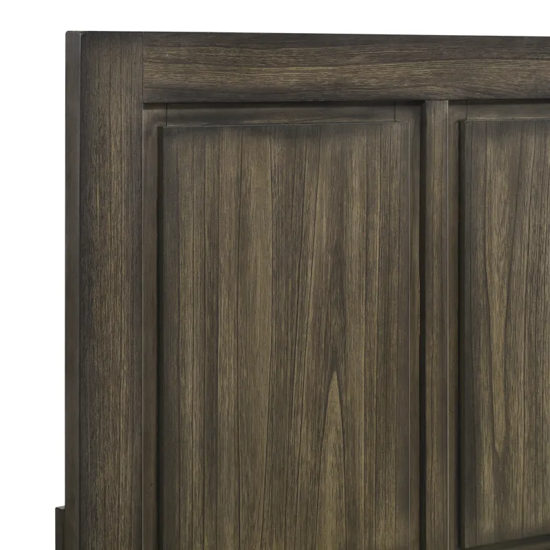 Ashland 6/6-6/0 Ek/Wk Headboard-Rustic Brown