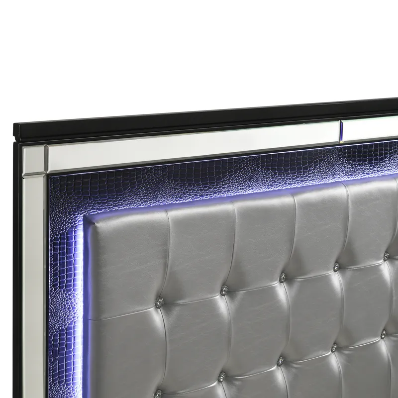 Valentino 3/3 T Footboard & Slats - Black