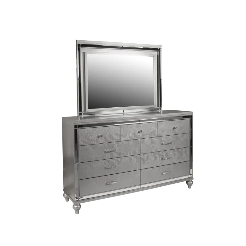 Valentino Lighted Mirror-Silver