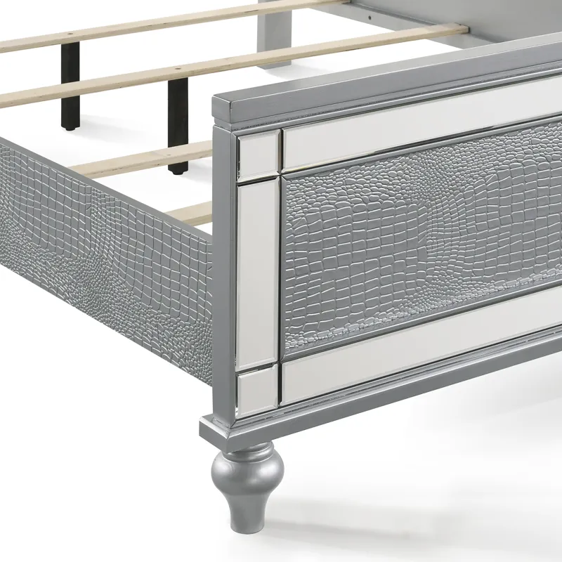 Valentino 4/6 F Headboard - Silver