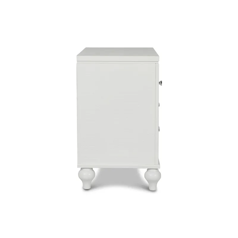 Valentino Nightstand-White