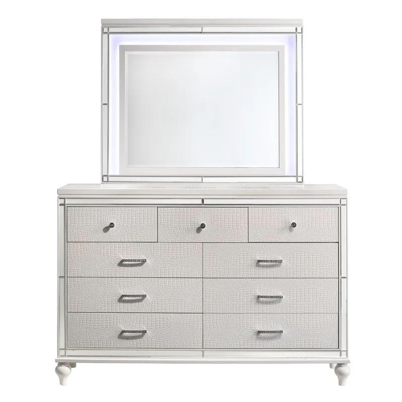 Valentino Lighted Mirror-White