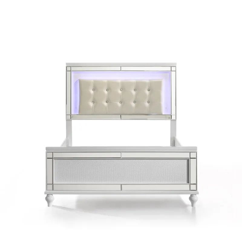 Valentino 4/6 F Headboard - White
