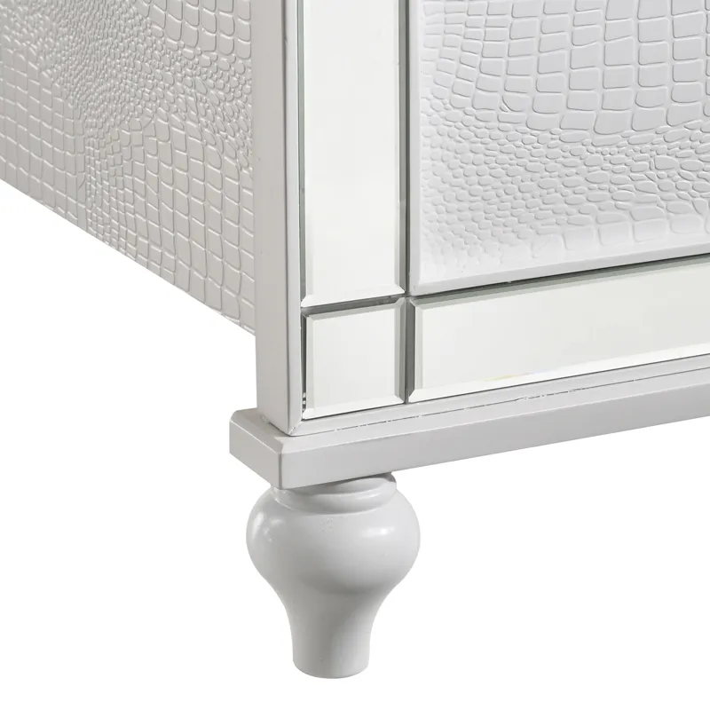 Valentino 4/6 F Headboard - White