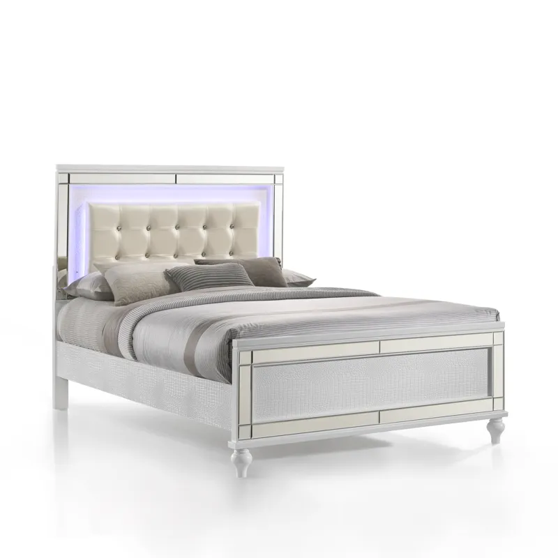 Valentino 4/6 F Footboard & Slats - White