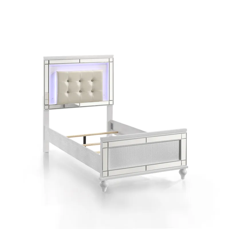 Valentino 3/3-4/6 T/F Side Rails - White