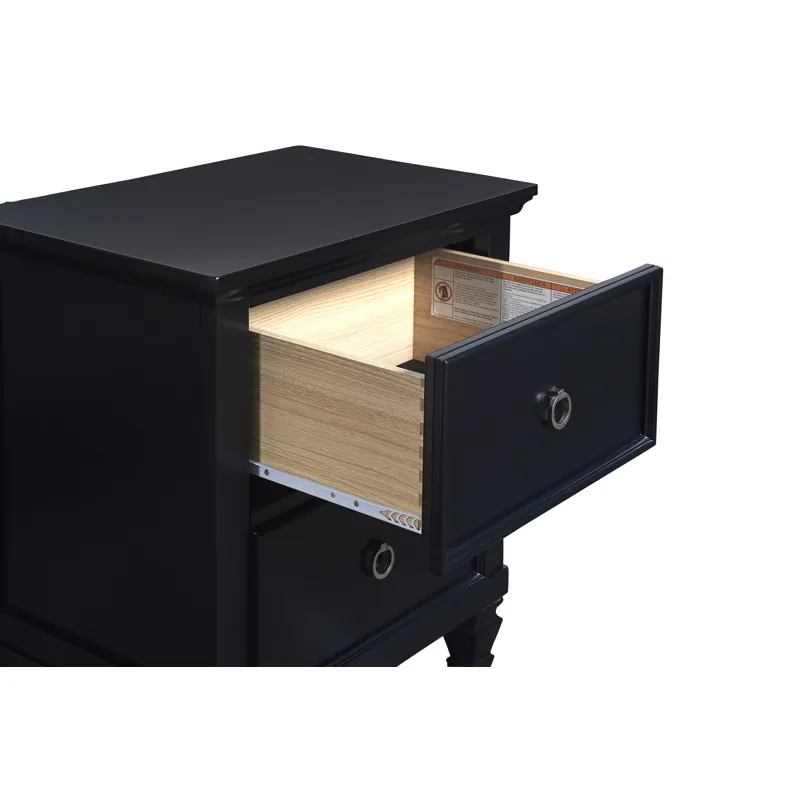 Tamarack Nightstand- Black