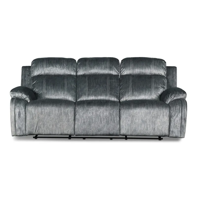 Tango Dual Recliner Sofa W/Power Footrest-Shadow