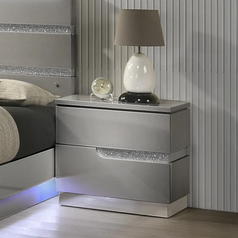Paradox Nightstand-Gray