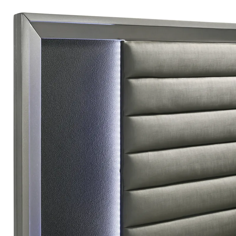Nocturne Platform Siderails & Slats-Slate - California King